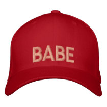 Babe Embroidery Cap Hat