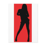 Babe in black postcards