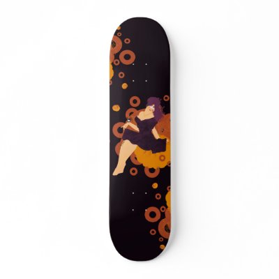 Babe On Pumpkin Skateboard by skateshop