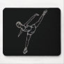 Babes on Blades Mouse Pad