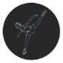 Babes on Blades Sticker