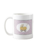 babies pram (Kinderwagen). Pink Coffee Mugs
