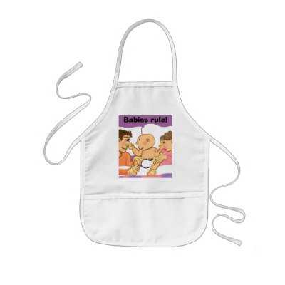 Babies rule! apron by Annaart