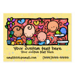 Babies Toddlers Daycare Nursery YELLOW Business Card Templates