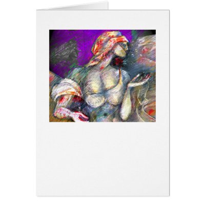 Babilonian woman greeting cards by Alejandro