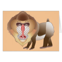 Baboon Card