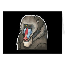 baboon greeting cards