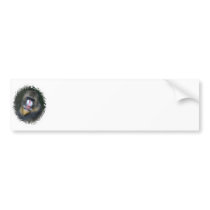 Baboon Face Bumper Sticker