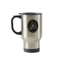 Baboon Face Stainless Travel Mug