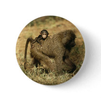 Baboon Family Buttons