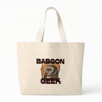 Baboon Geek Tote Bags
