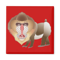 Baboon Fridge Magnets