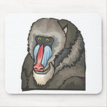 baboon mouse pad