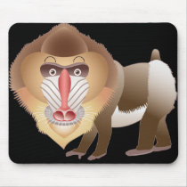 Baboon Mouse Pad