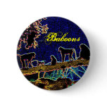 Baboon on Tree from Junglewalk,com Pinback Buttons
