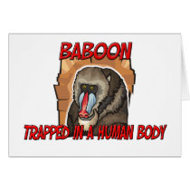 Baboon trapped in a human body