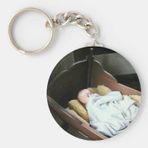 Babt Doll in Cradle Key Chain