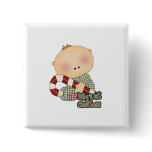 baby 1st christmas baby boy pin