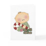 baby 1st christmas baby boy greeting cards