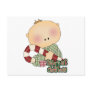 baby 1st christmas baby boy post card