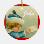 Baby 1st Christmas Victorian Style Christmas Tree Ornament