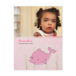 Baby 2nd Birthday Party Dolphin Invite Card