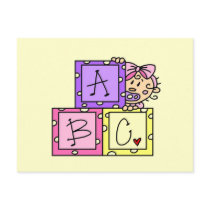 Baby ABC Tshirts and Gifts Postcard