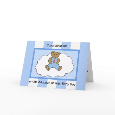 Baby Adoption Card -- Baby Boy by KathyHenis