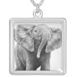 Baby African Elephant Necklace