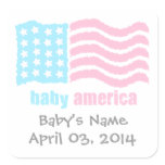 baby america square sticker