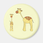 Baby and Adult Giraffe. Magnets