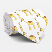 Baby and Adult Giraffe. Custom Ties