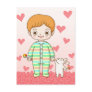 Baby And Bunny Post Cards