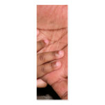 Baby and Father Hands Bookmark business cards
