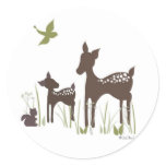 Baby and Momma Deer stickers