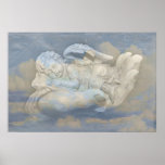 Baby Angel Wings Sleeping in God's Hand posters