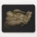 Baby Angel Wings Sleeping in Hand mousepads