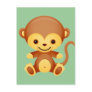 Baby Animal Monkey Postcard