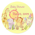 Baby Animals: Baby Shower Invitation Sticker