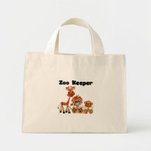 Baby Animals Zoo Keeper Tshirts and Gifts Tote Bag