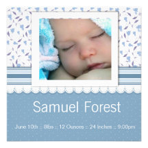 baby announcement