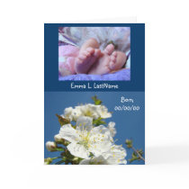 Baby Announcement Cards Spring New Baby Photos