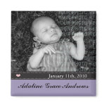 Baby Announcement Refrigerator Magnet