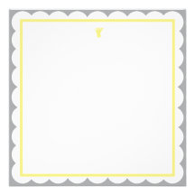 Baby announcement shower invitation