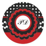 Baby Announcement Stickers :: Polk A Dot 2