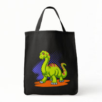 Baby Apatosaurus Canvas Bag