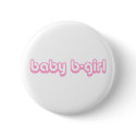 Baby B-Girl Cute Button Badge