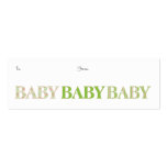 Baby, Baby, Baby Gift Tag business cards