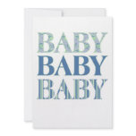 Baby, Baby, Baby Invitation