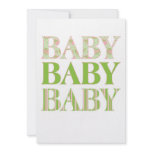 Baby, Baby, Baby Invitation